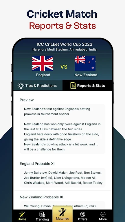 CrickTip Cricket Predictions Screenshot3