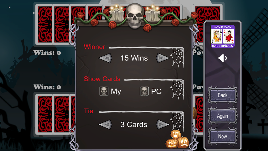 War - Card War - Halloween Screenshot4