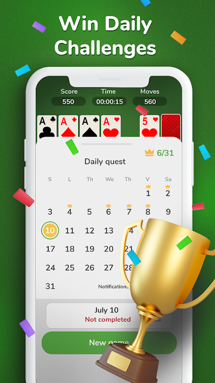 Solitaire - Classic Card 2023 Screenshot3