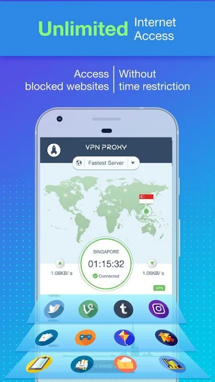 SKY VPN - Private Internet Access & IP Changer Screenshot3