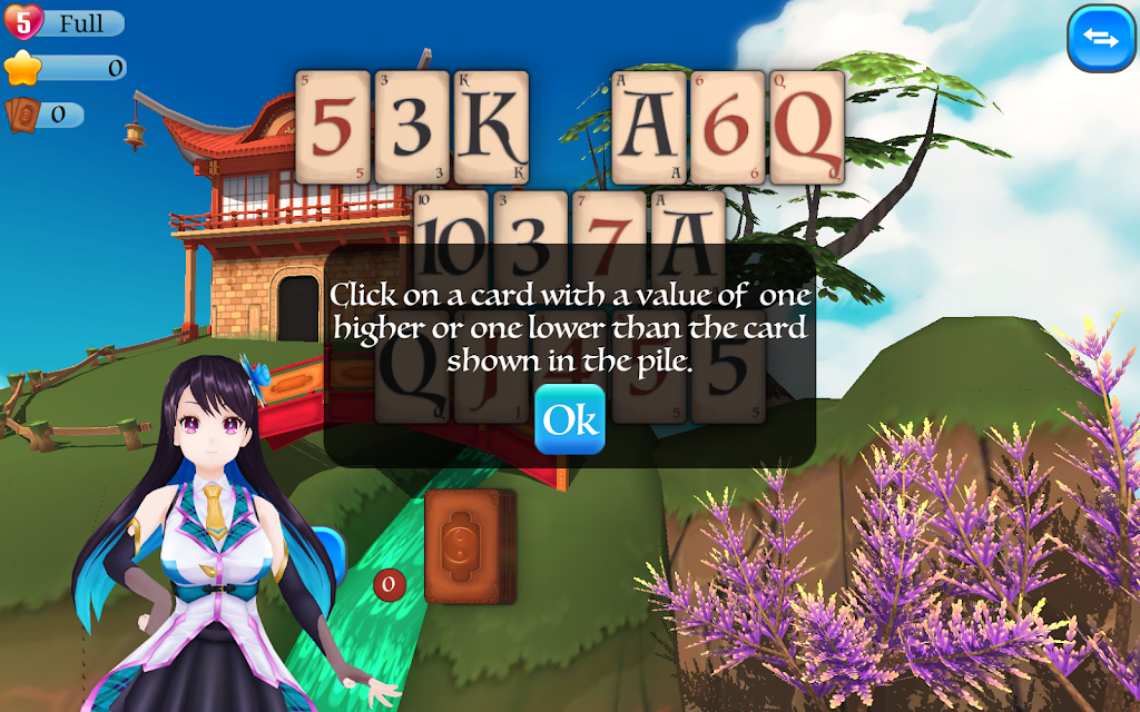 Pyramid Solitaire Asia Screenshot1