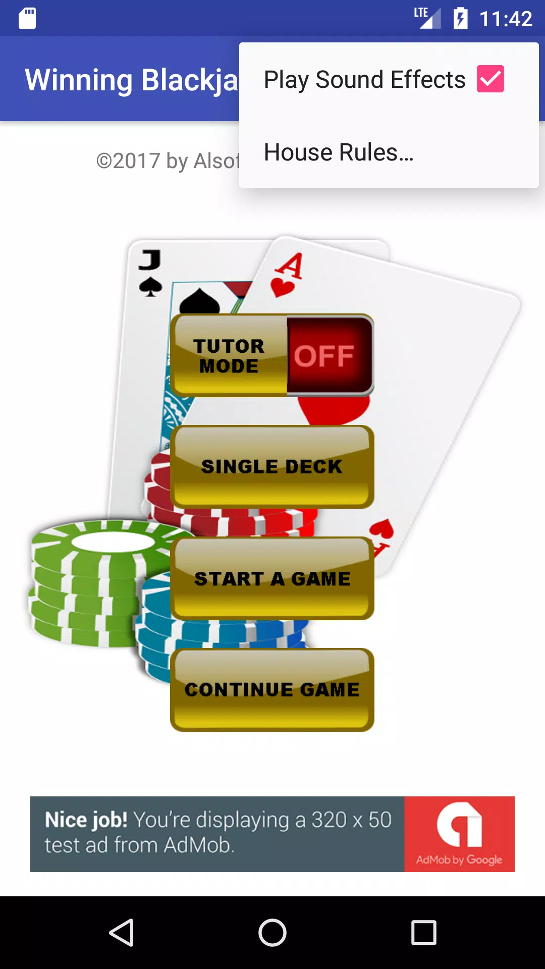 Winning Blackjack Screenshot2