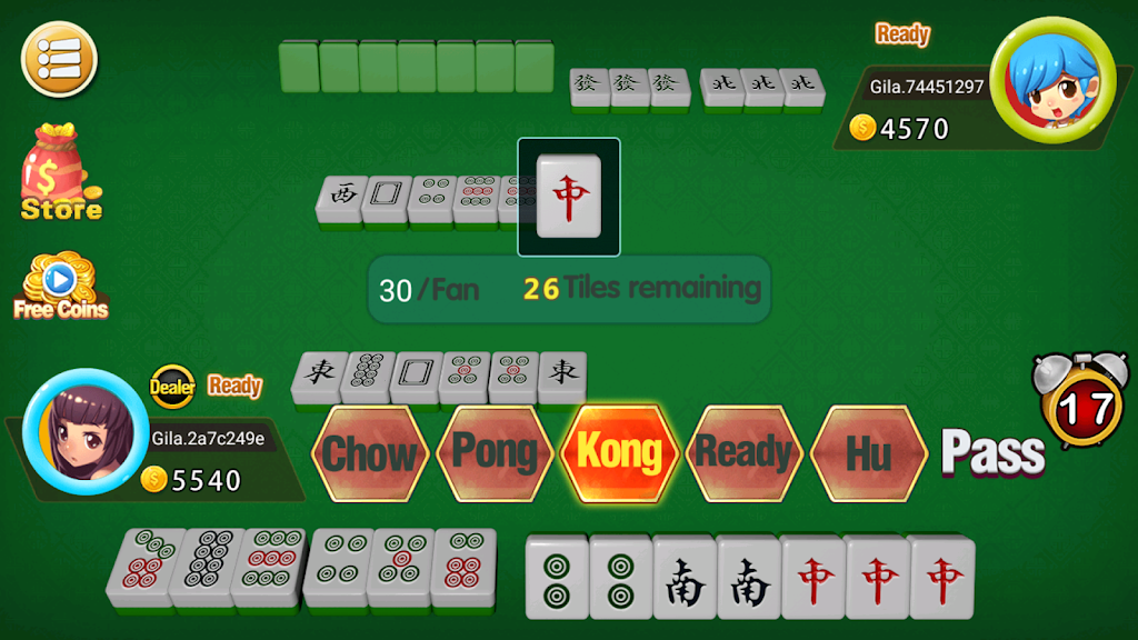 Mahjong 2P: competition Screenshot1