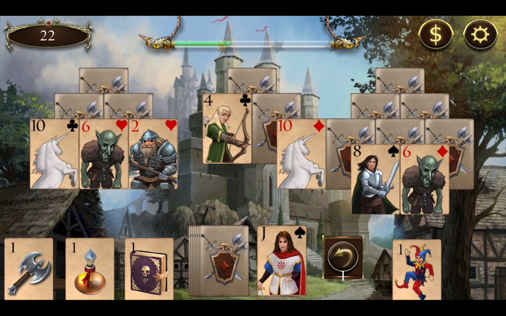 Legends of Solitaire Curse of the Dragons TriPeaks Screenshot4