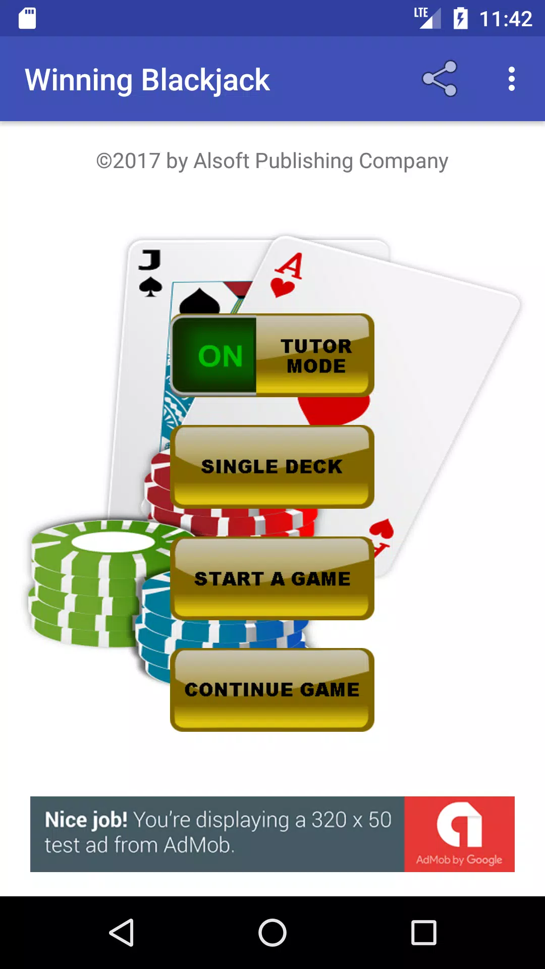 Winning Blackjack Screenshot1