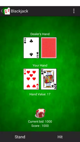 Blackjack 21 card game Screenshot3