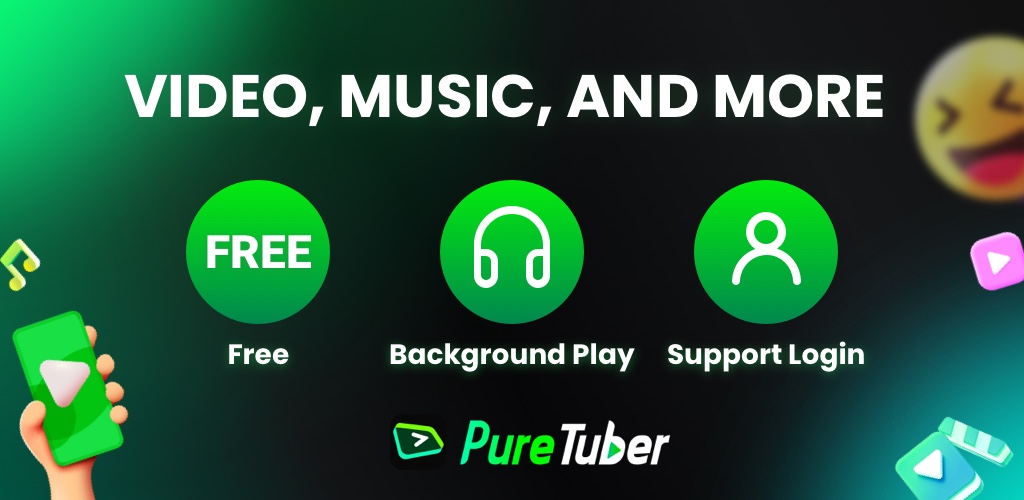 Pure Tuber: Video & MP3 Player Mod Screenshot1