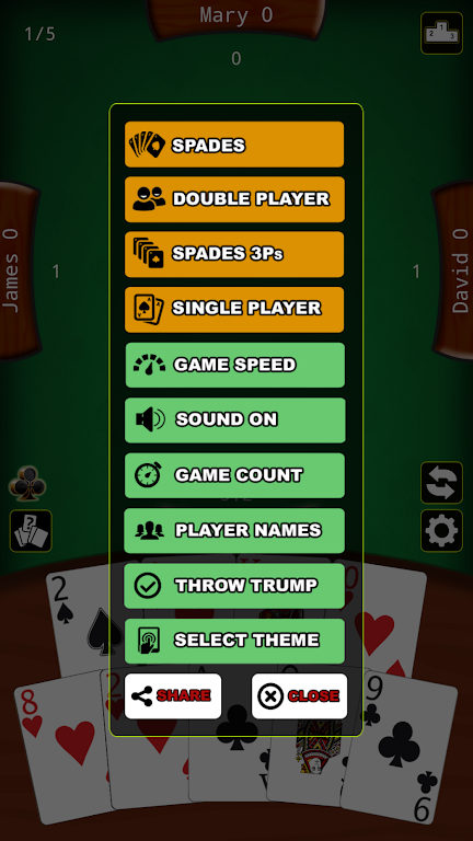 Spades Master - Offline Spades HD Card Game Screenshot3