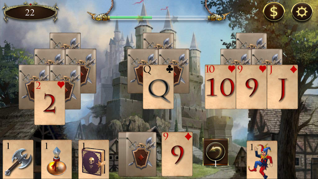 Legends of Solitaire Curse of the Dragons TriPeaks Screenshot2