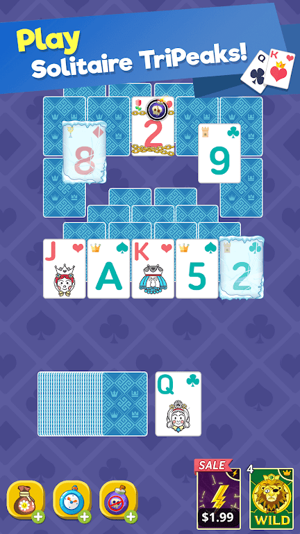 Theme Solitaire Tripeaks Tri Tower PV Screenshot3