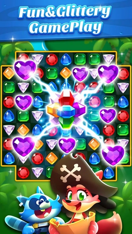 Jewel Pirate: Match 3 Screenshot1