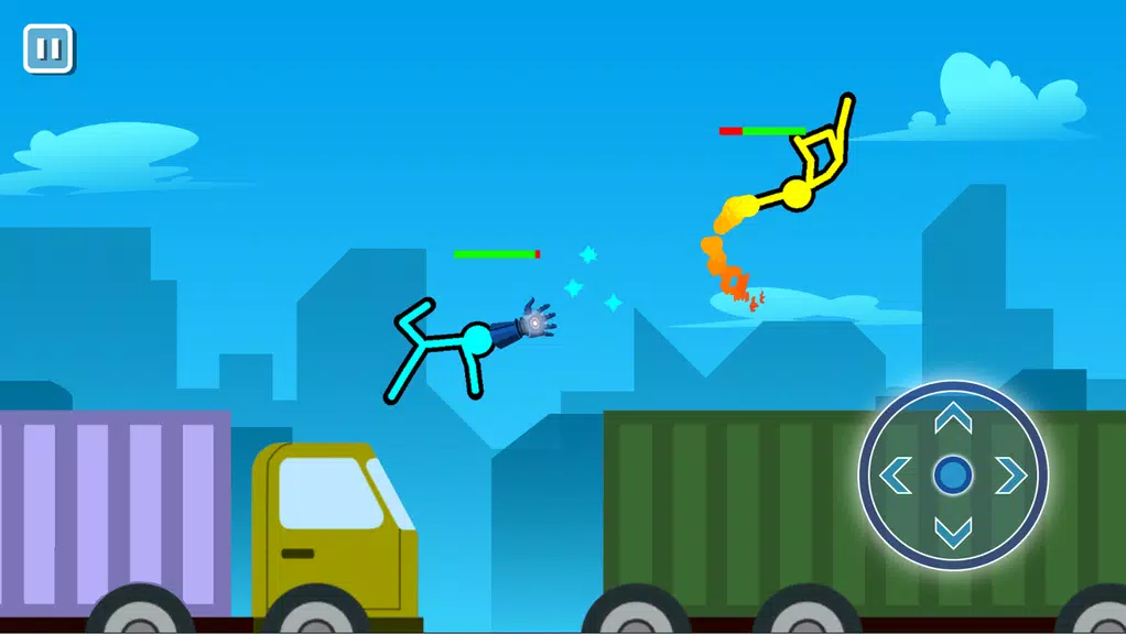 Supreme Stickman Fight Battle - Two player game Screenshot4