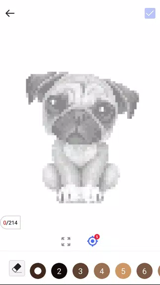 Unicorn Pug - Color By Number & Pixel No Draw Screenshot4