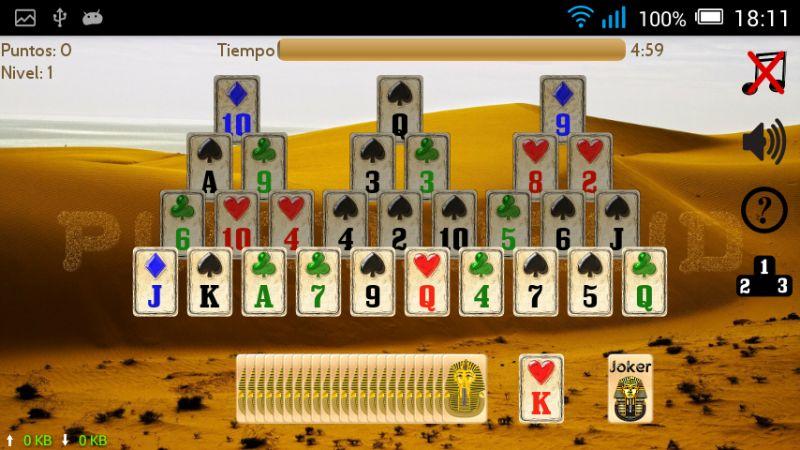 Piramidroid. Pyramid Solitaire. Card game Screenshot1