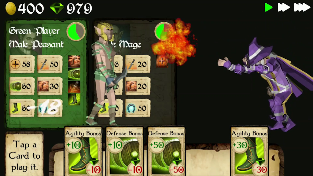 Elven Pyramid - Fantasy Card Game Screenshot4