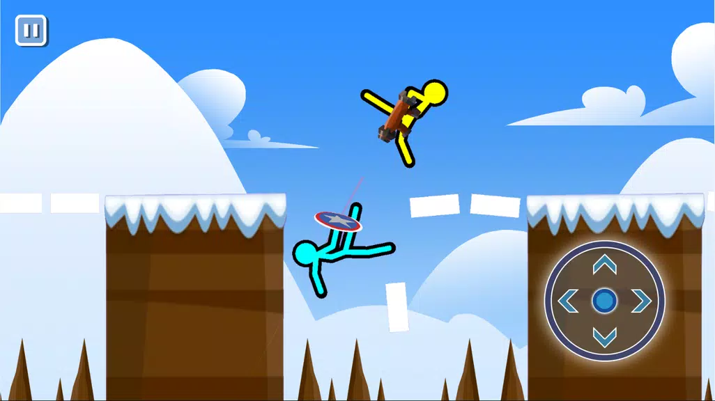 Supreme Stickman Fight Battle - Two player game Screenshot1