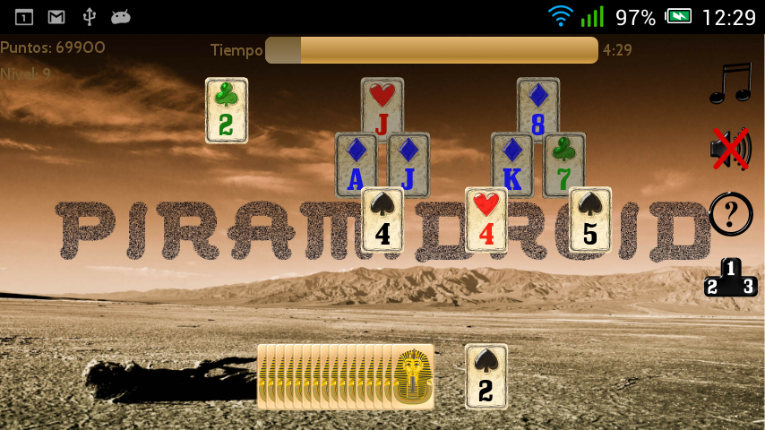 Piramidroid. Pyramid Solitaire. Card game Screenshot2