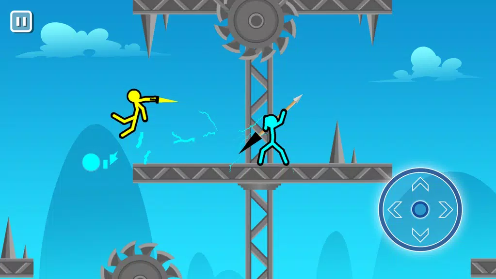 Supreme Stickman Fight Battle - Two player game Screenshot3