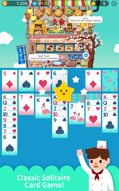 Solitaire : Cooking Tower Screenshot1