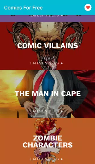 Comics App: Comics Video Screenshot1