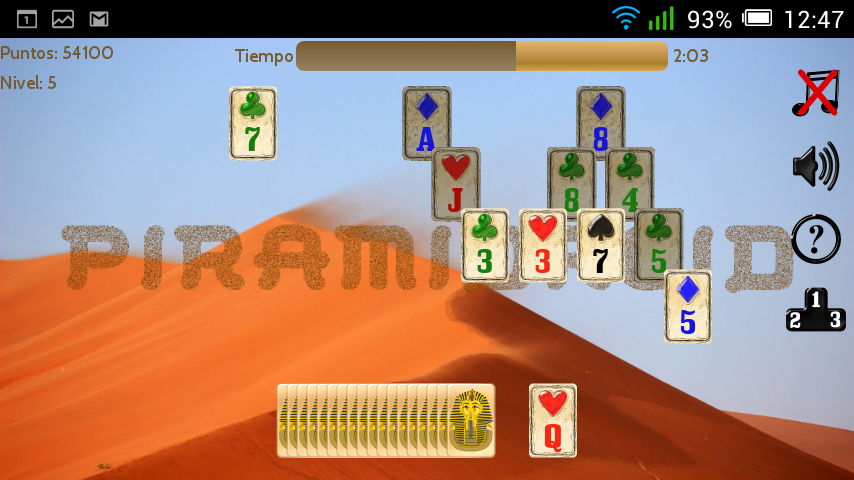 Piramidroid. Pyramid Solitaire. Card game Screenshot3