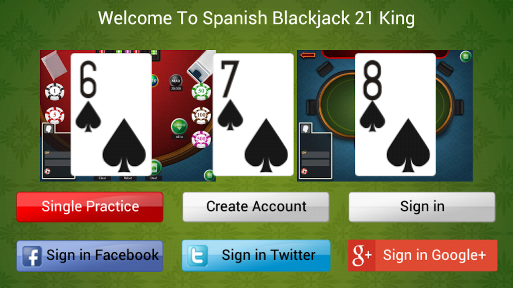 Spanish BlackJack 21 King Screenshot1