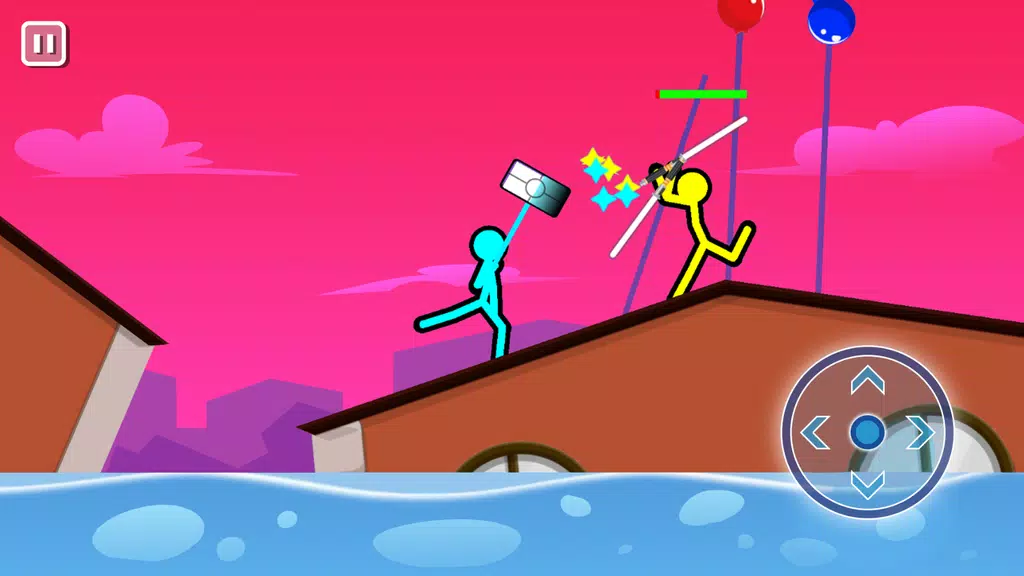 Supreme Stickman Fight Battle - Two player game Screenshot2