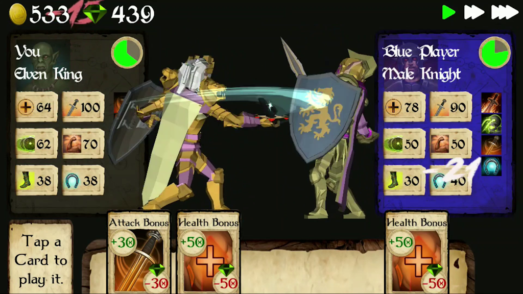 Elven Pyramid - Fantasy Card Game Screenshot3