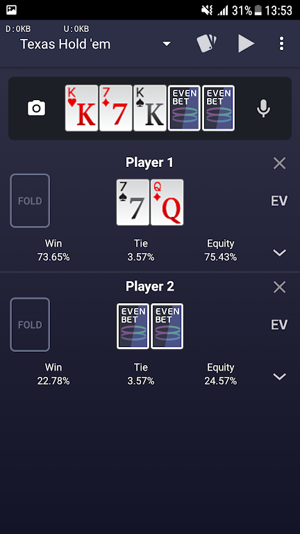 Evenbet Poker Calculator Screenshot1