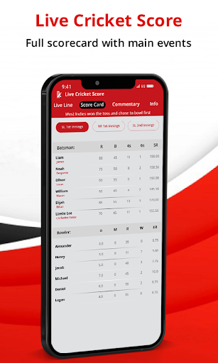 Live Cricket Match & LiveScore: Cricket Score Screenshot4