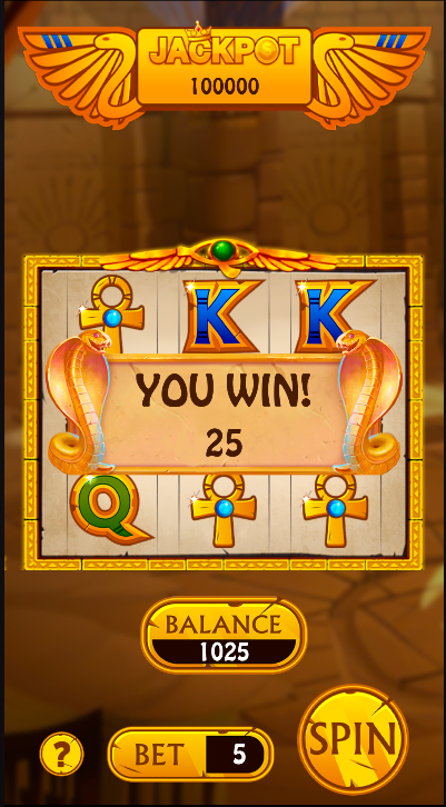 Lucky Pharaoh Slots Casino Screenshot1