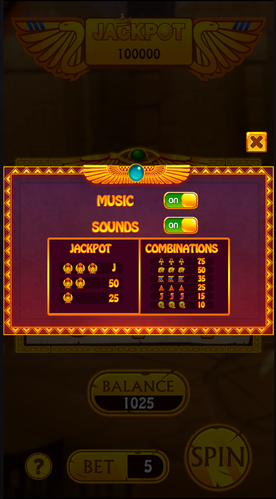 Lucky Pharaoh Slots Casino Screenshot3