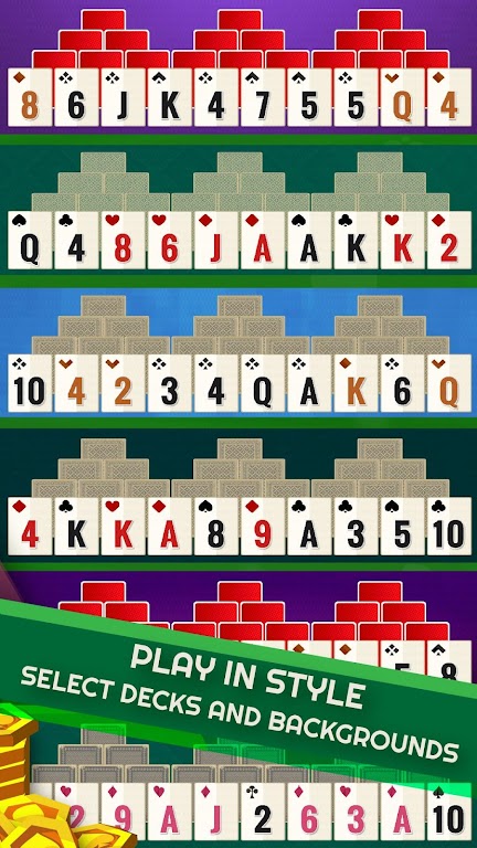 Tripeaks - Offline Free Solitaire Games Screenshot4