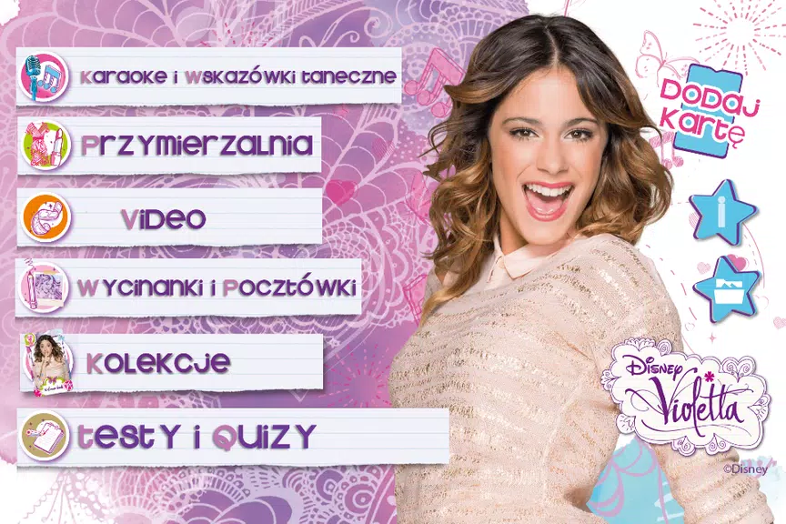 Violetta Digital Card - Danish Screenshot1