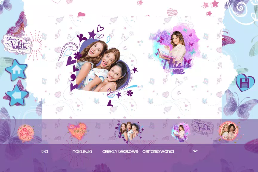 Violetta Digital Card - Danish Screenshot3