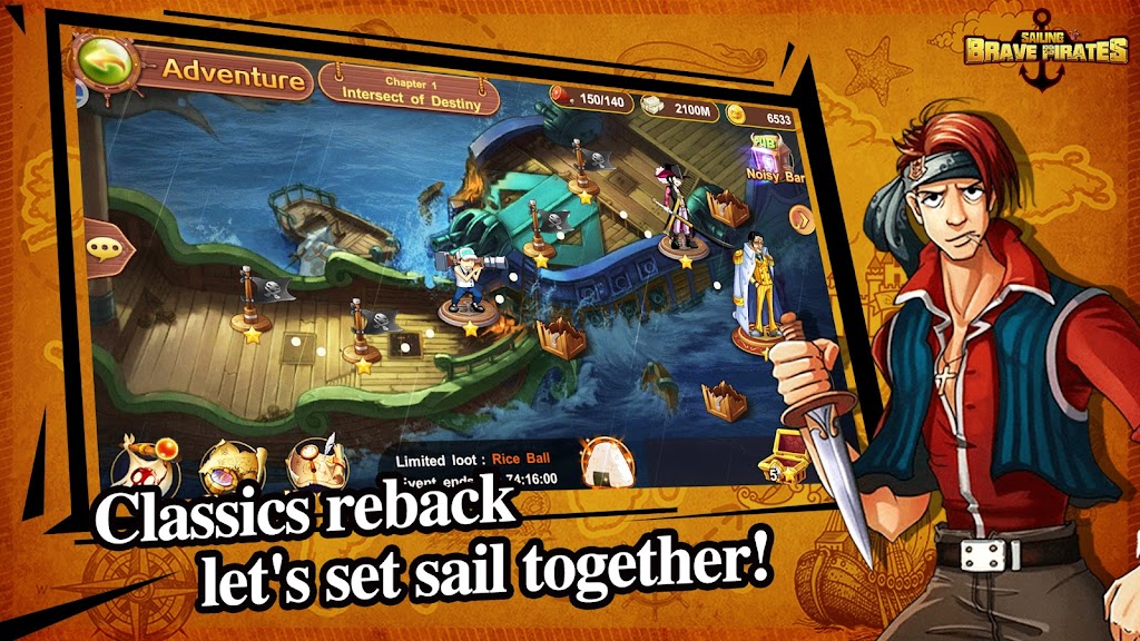 Brave Pirates: Sailing Screenshot4