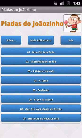 Piadas do Joãozinho Screenshot1