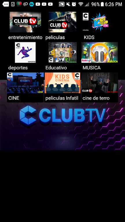 CLUB TV Screenshot1