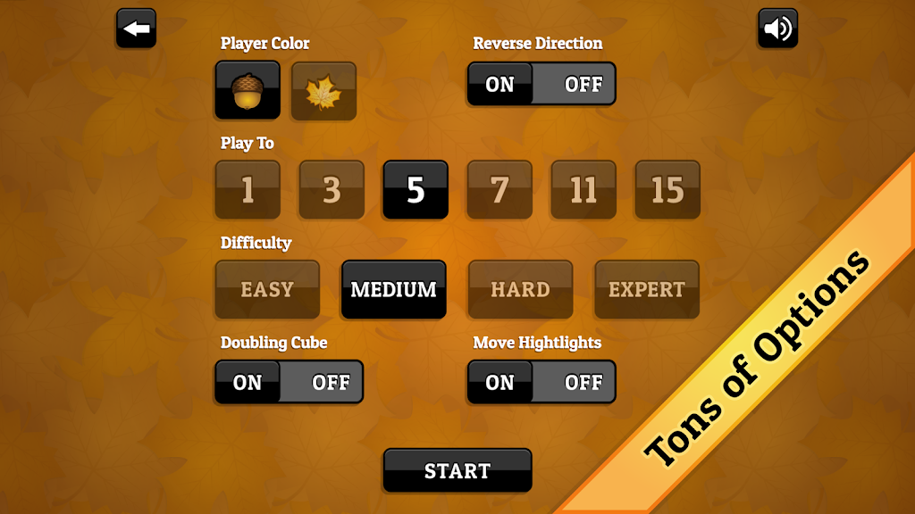 Fall Backgammon Screenshot3