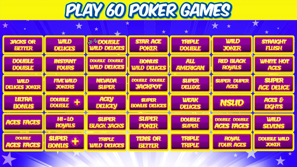 Video Poker Non-Stop Screenshot1