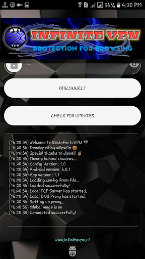 SSx InfiniteVPN Screenshot2