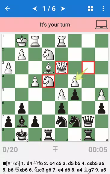 Chess Tactics in Volga Gambit Screenshot2