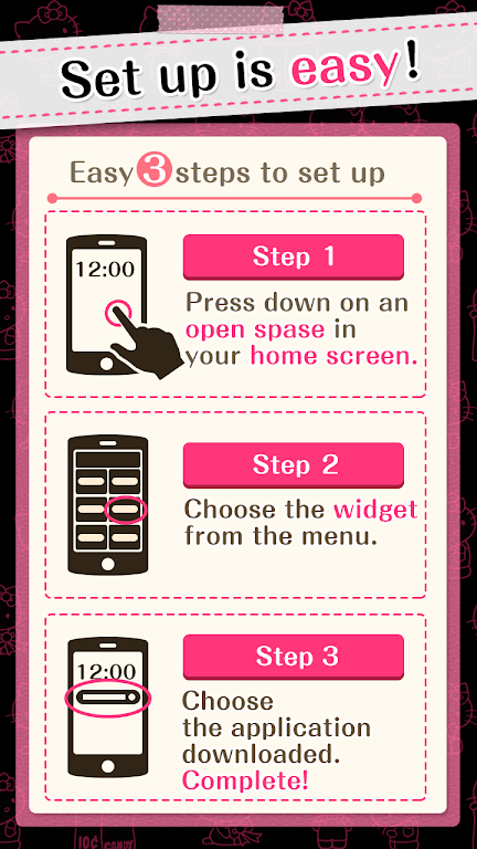 Kawaii Widget Hello Kitty Cool Screenshot4