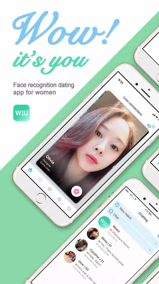 WowU– Face recognition Dating, Meet Singles & Chat Screenshot1