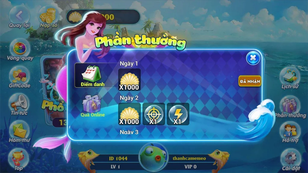 Thánh bắn cá slot online 2019 - ban ca sieu thi Screenshot2