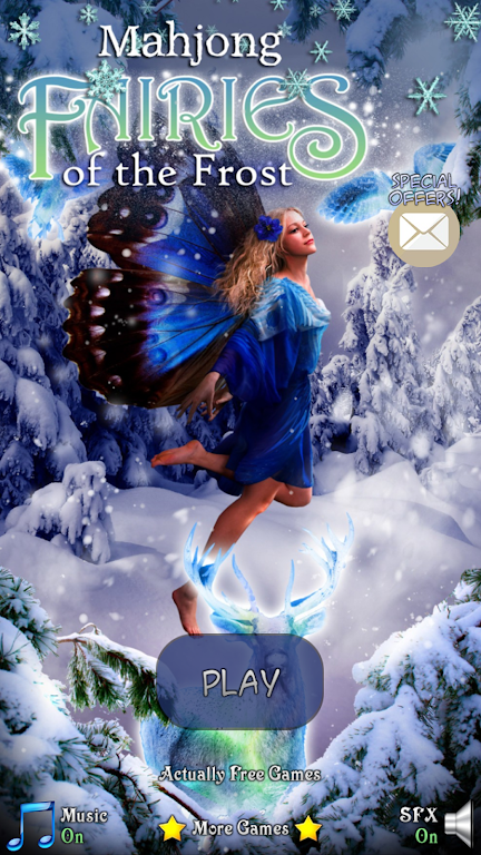 Hidden Mahjong - Frost Fairies Screenshot1