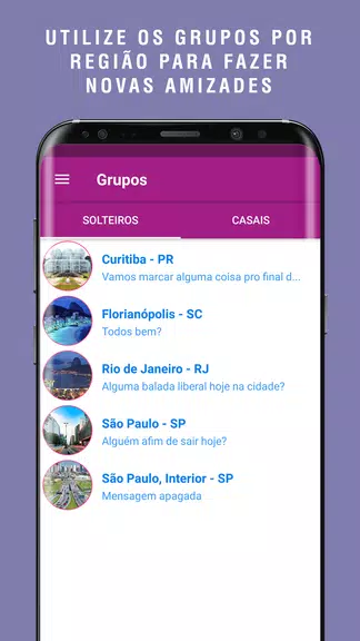 Swingar - Swing & Ménage para Casais e Solteiros Screenshot1