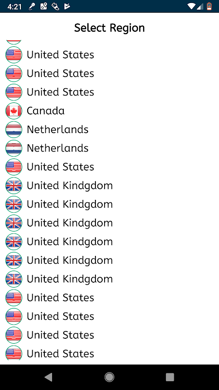 Delta VPN : Secure VPN Proxy : VPN UK, IRAN, USA Screenshot2