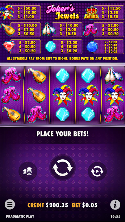 Joker’s Jewels Slot Casino Win Screenshot2