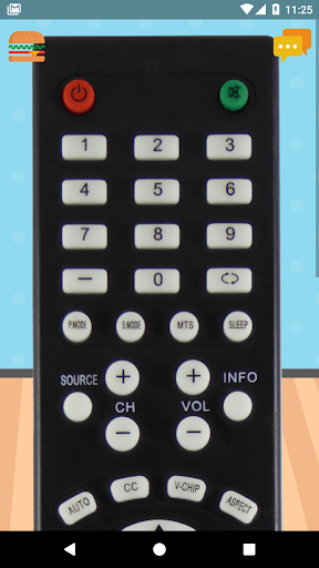 Remote Control For Seiki TV Screenshot1